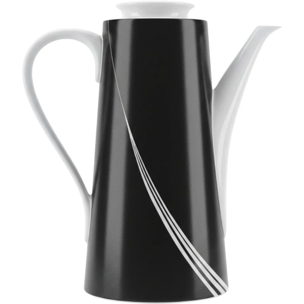 Block Spal Portugal Black Pearl Coffee Pot Jack Prince Jewels Mid Century Modern